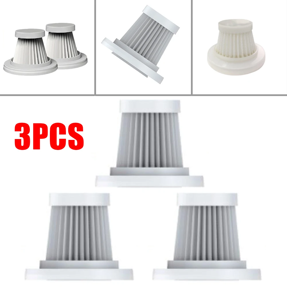 

3pcs Filters For ST-8000 Handheld Car Cordless Vacuum Cleaner Spare Parts Replacement Filter Household Floor Cleaning Accessory