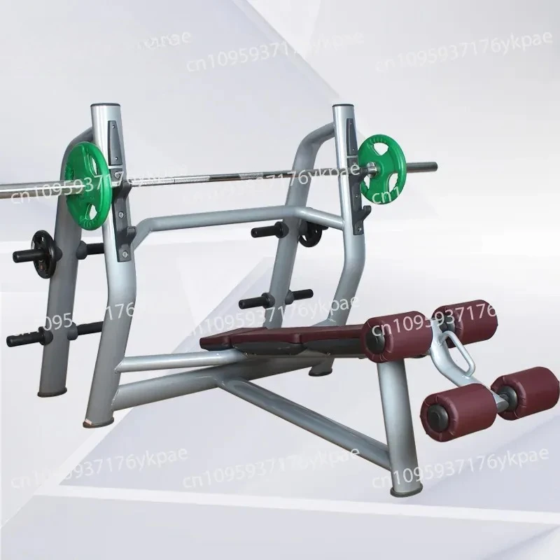 Downward Oblique Bench Push Frame, Barbell Supine Push Training, Super Load-bearing Weight Bed Fitness Equipment