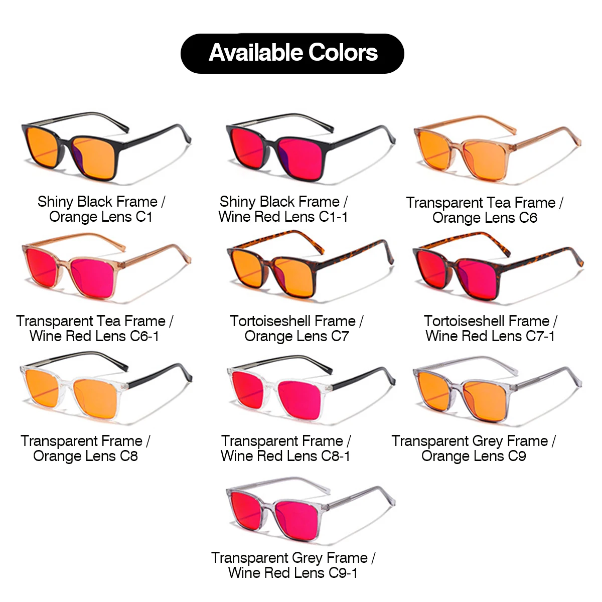 Fashionable Square Propionate Pin-in 99% Blue Light Blocking Glasses,Esports Sleep TR90 Plain Glasses, Classic Trendy Minimalist