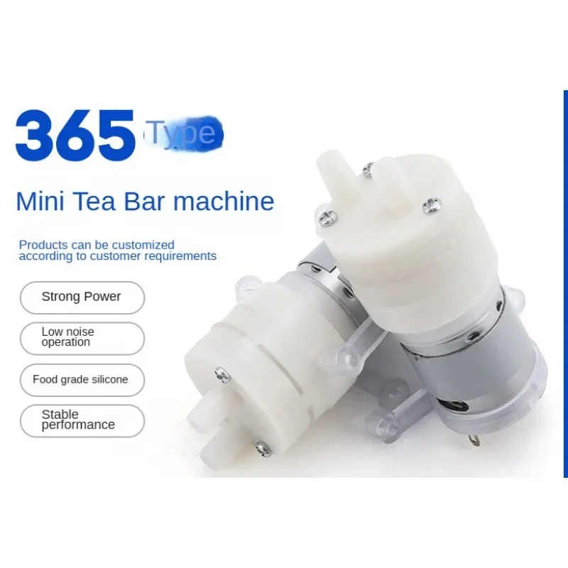 

1PC 365 Micro Water Pump Motor DC 12V Self Priming Pump Silent Electric Diaphragm Pump Large Flow 1.45L/Min ABS Food Grade