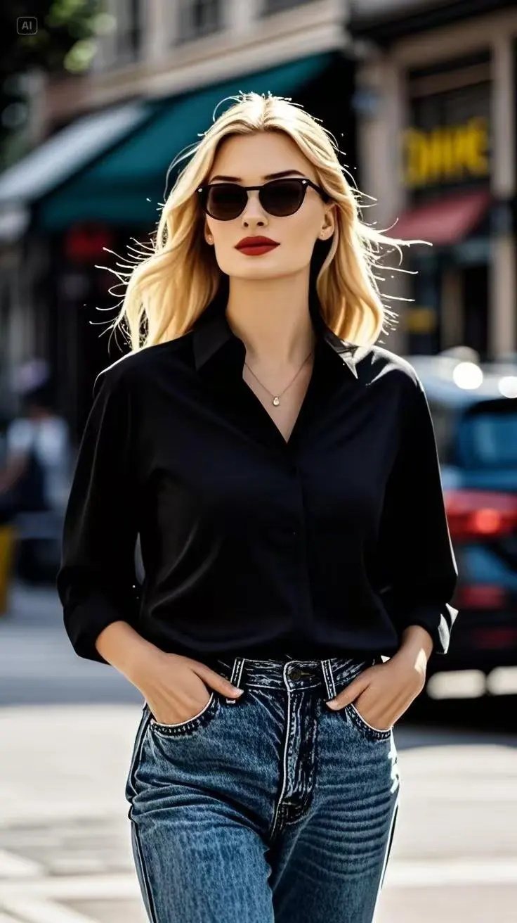 Chemises élégantes à manches longues pour femmes, nouveau Style