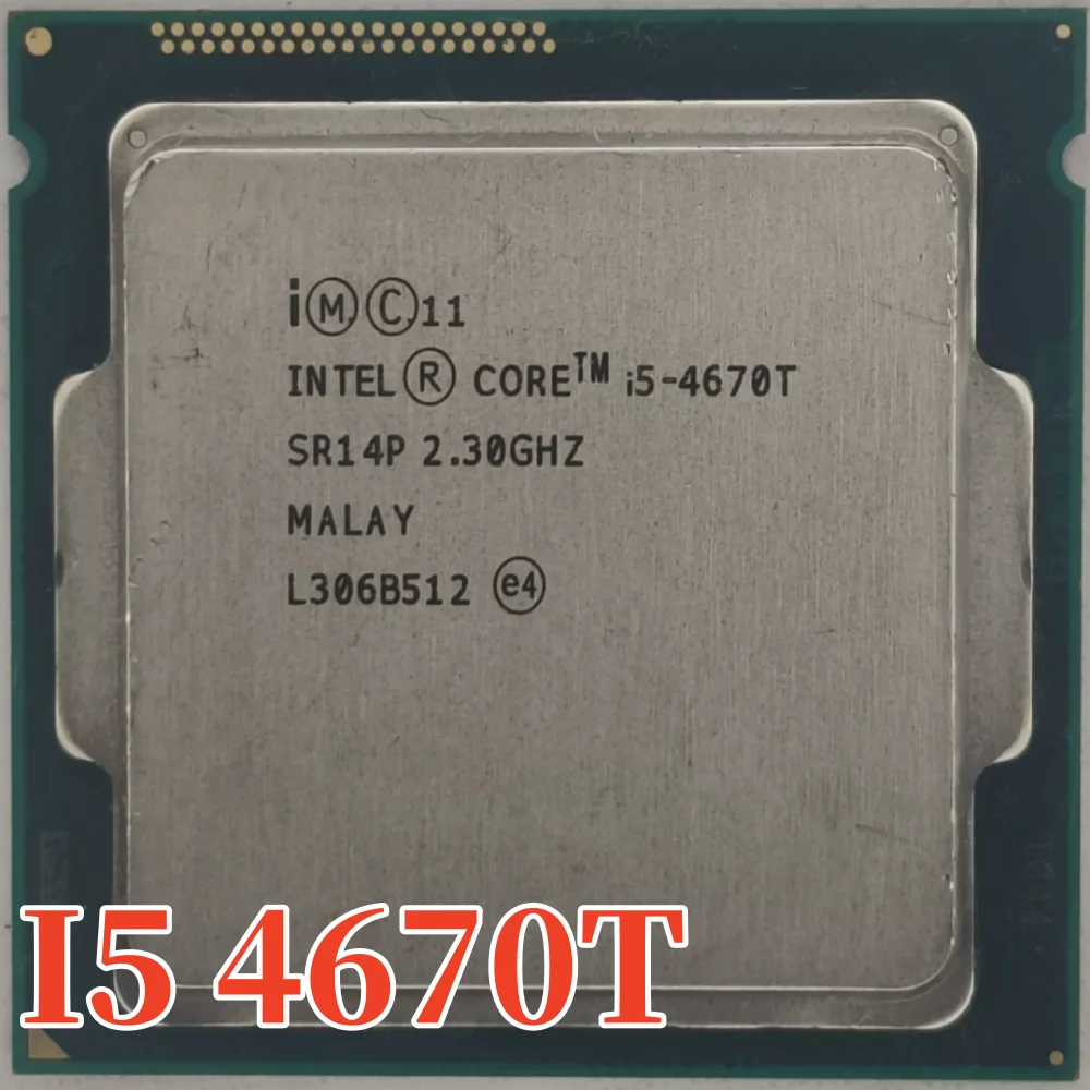 

Original Intel core I5-4670T CPU 2.30GHz 6M 45W 22nm LGA1150 Quad-core Desktop I5 4670T processor Free shipping