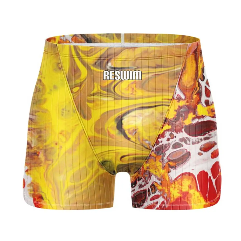 Traje de baño Jammer para hombre, bañadores de entrenamiento atlético, traje de baño de entrenamiento duradero, natación, surf, pantalones cortos de buceo, traje de baño de verano