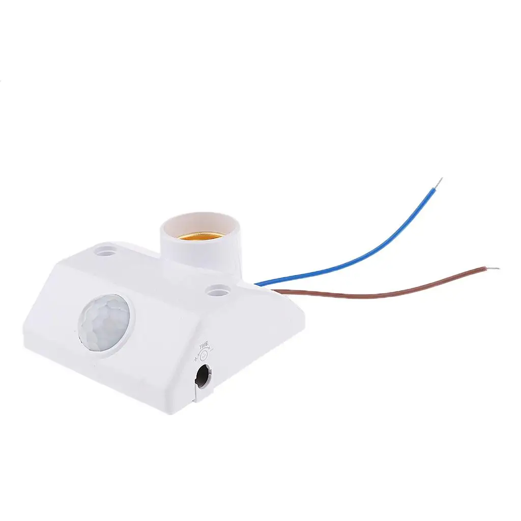 PIR Motion Sensor Detector สกรูหลอดไฟสําหรับระเบียง,ห้องเก็บของเข้มข้น