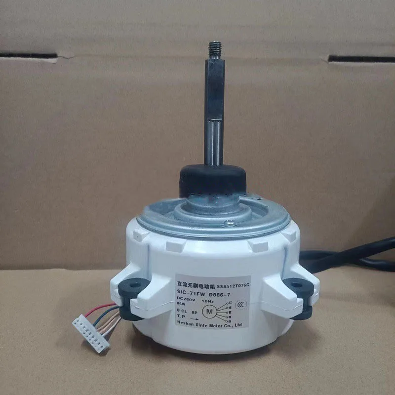 New For Mitsubishi Air Conditioner Outdoor Unit DC Fan Motor SIC-71FW-D886-7 DC280V 50Hz SSA512T076G Conditioning Parts