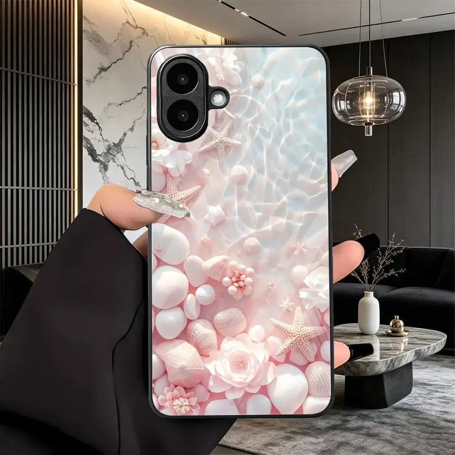 Glass Case for Samsung Galaxy A26 A15 A24 A73 A54 A36 A06 A32 A14 A34 A13 A25 A16 A56 A57 A55 A07 A37 A27 Phone Cover A04 A05