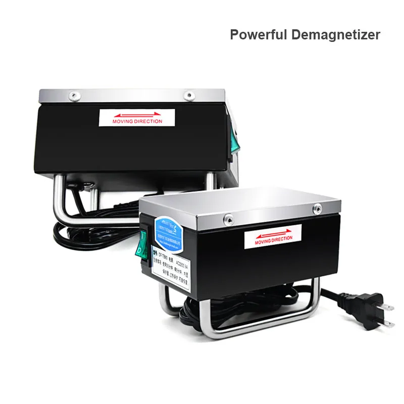 

220V Electric Demagnetizer Strong Metal Mold Hardware Tool Desktop Flat Demagnetizer Degaussing Machine TB60