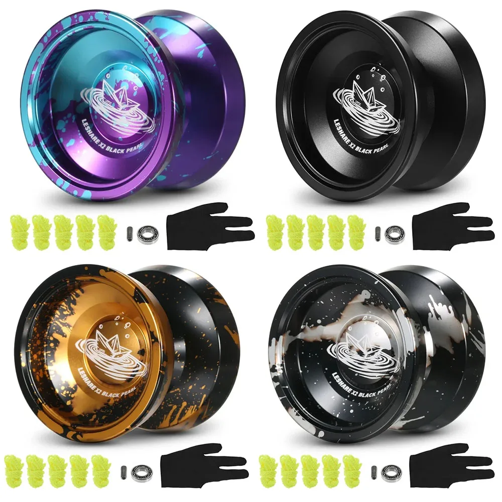 New Professional Yoyo Ball Bearings Stainless Steel Colored Aluminum Yoyo Ball Suitable for Children and Beginners Advanced Clas