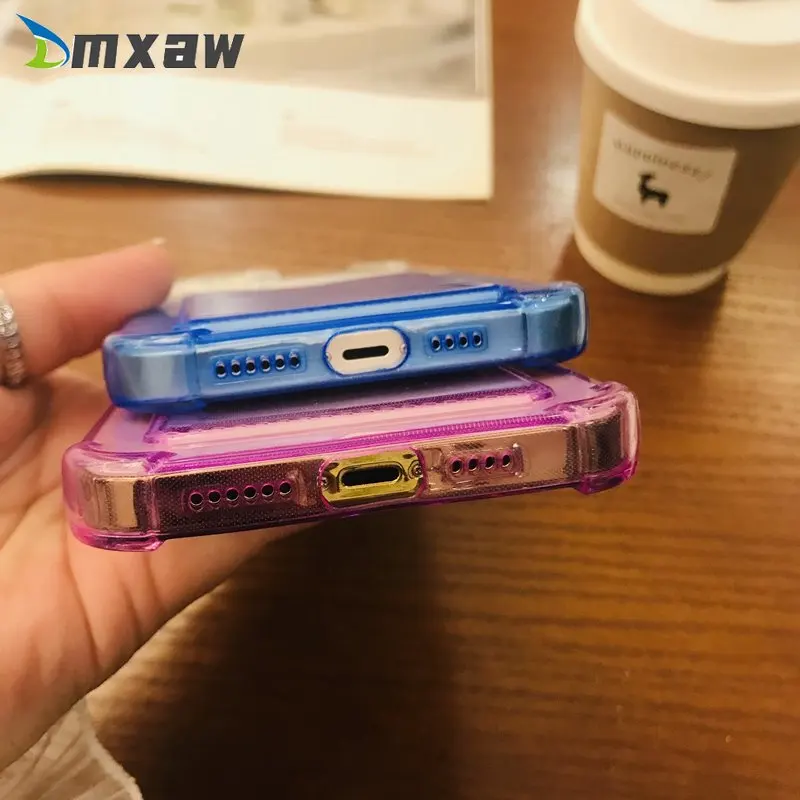 شفاف التدرج فتحة بطاقة حقيبة الألوان الحال بالنسبة ممن لهم A16E A16K A16 Realme 10 برو + C31 C35 C21 C21Y C15 7i C11 5 5i 5s غطاء #6