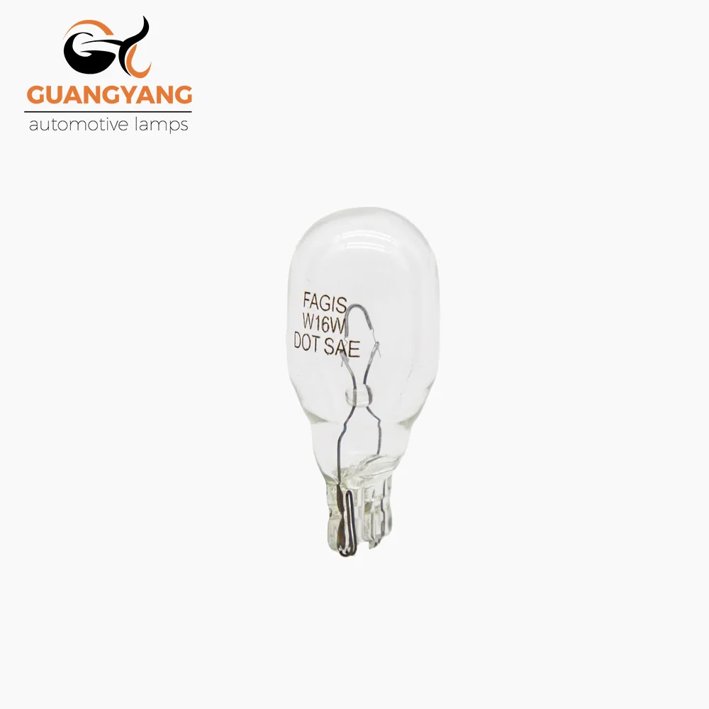 Luz lateral branca morna do carro, luz interior, luz do afastamento, luzes do instrumento, auto lâmpadas do halogênio, W16W T15, 12V, 16W, 10 Pcs