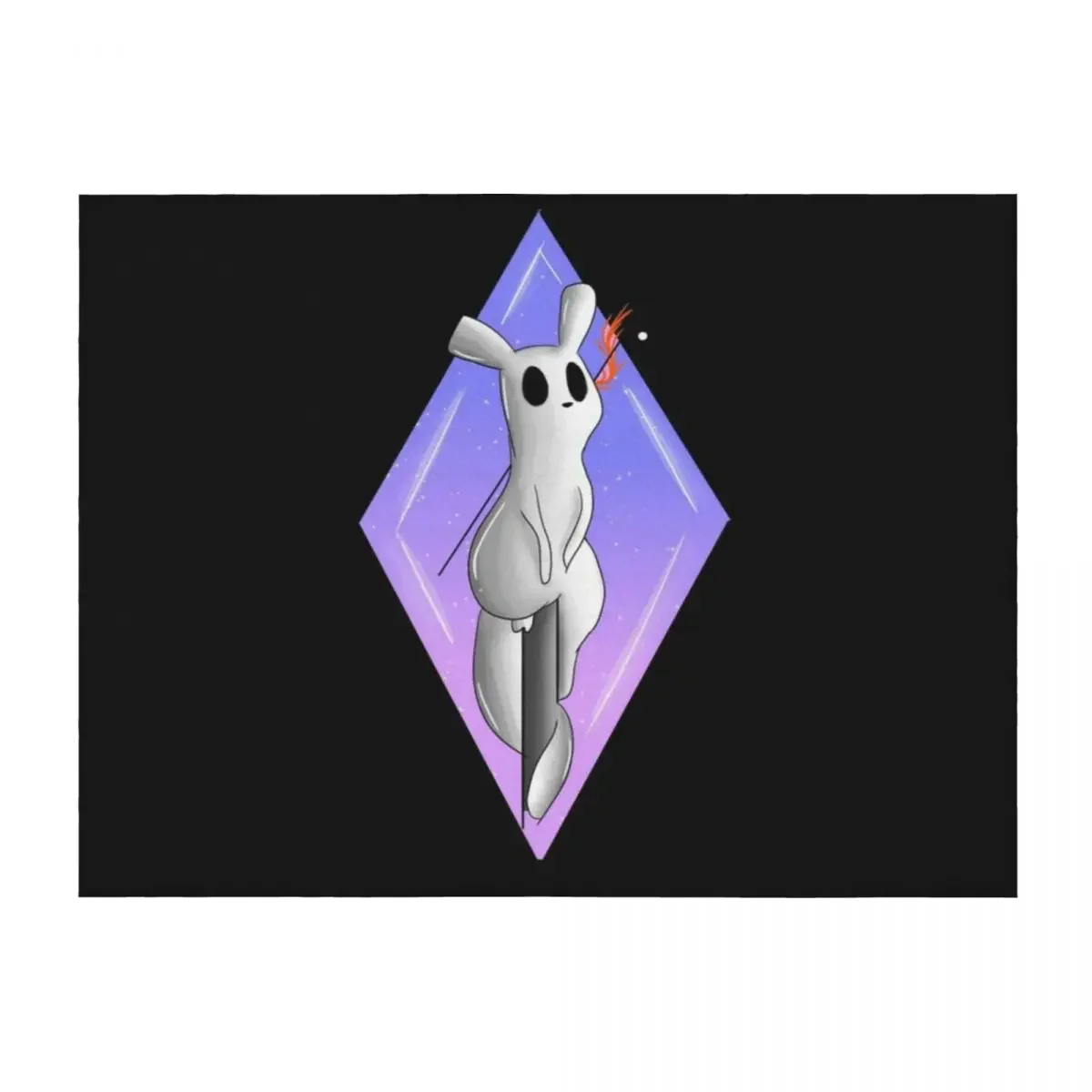 

Diamond Slugcat // Rainworld Throw Blanket Luxury Brand Moving Thin Cute Plaid Blankets