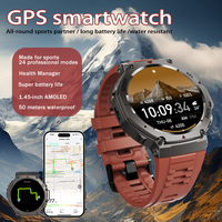 Original T-Rex 3 Military Smart Watch Bulit-in GPS Compass Altimeter Barometric 5ATM Waterproof AMOLED Bluetooth Call Smartwatch
