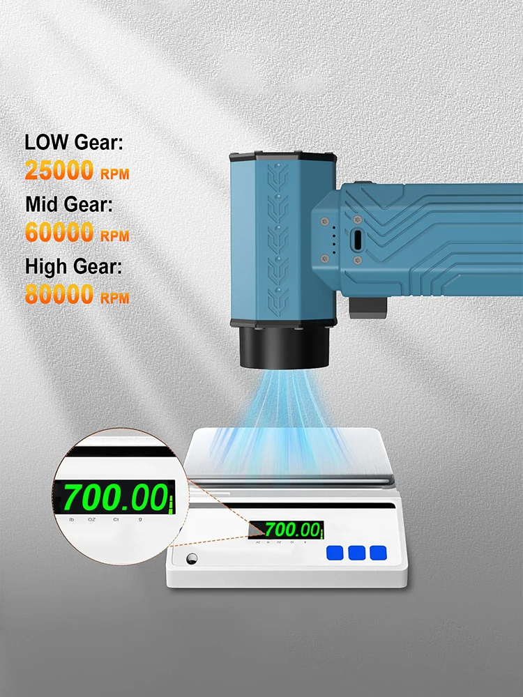 200000RPM Hatalmas Porrongy 700g Döfés Mali turbo Dobálás Drukker 70m/s Becsavar sebesség Hatalmas Ária Fúvó  brushless Havazik eltávolítása Ária Aszaló