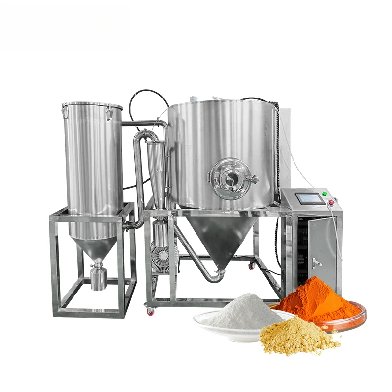 15L/H Multi-Use SS Spray Dryer For Egg Powder, Coffee Powdwe, Vegetable Fat & Enzyme Preparation Powder