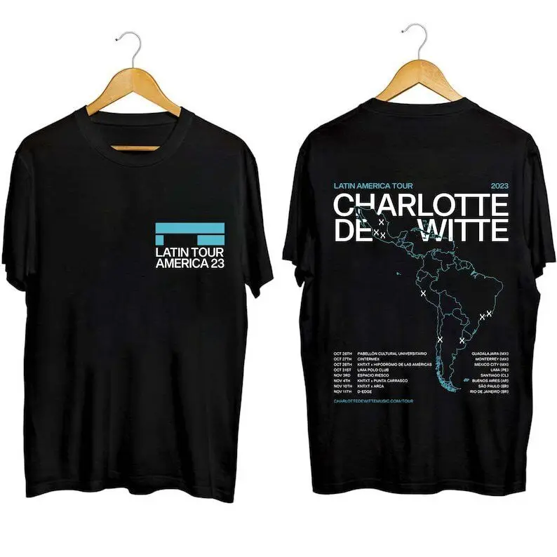 

Футболка Charlotte de Witte Tour 2023, футболка Charlotte de Witte, подарок фанату