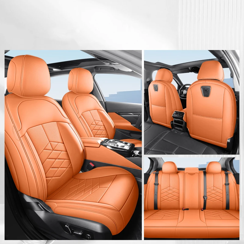 

1:1 кожаные чехлы на автомобильные сиденья на заказ для Kia Sportage 2011-2017 Sorento 2009-2012 Volvo V60 2020-2024, автомобильные аксессуары для интерьера