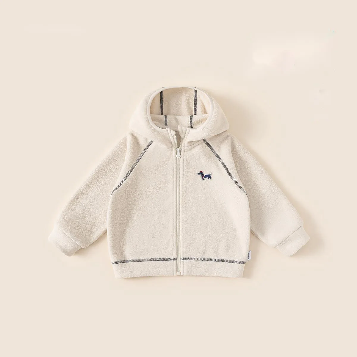 

Autumn Winter Children Jackets 1-10Y Boys Girls Warm Fleece Cartoon Patchwork Zipper Coats Korean Toddler Outerwear Kids Clothes