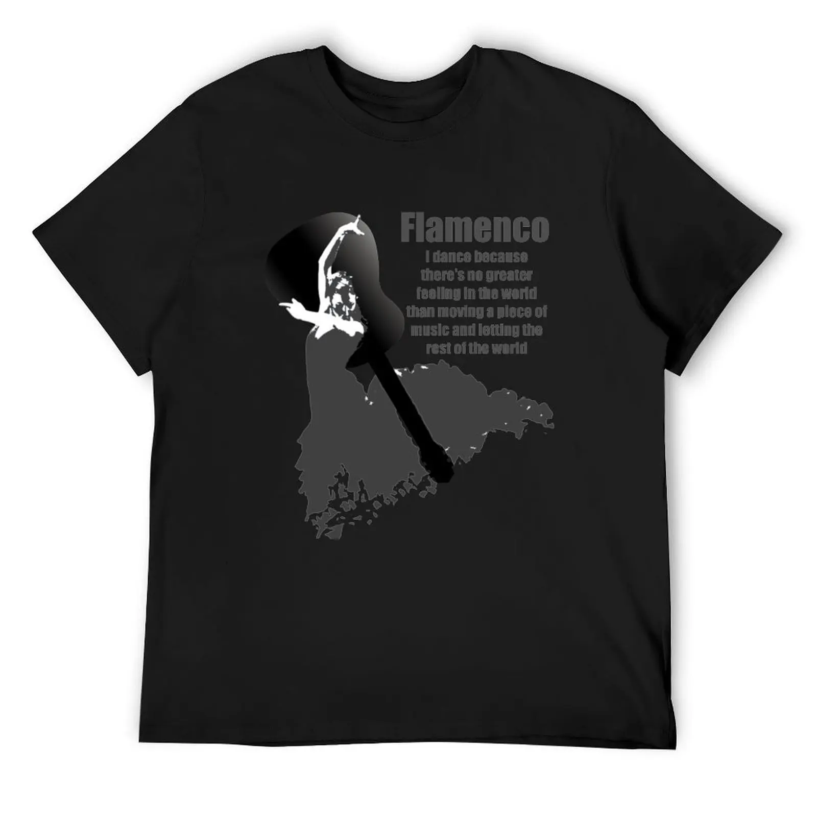 

Flamenco T-Shirt luxury designer vintage funny shirt cotton black t-shirts for men