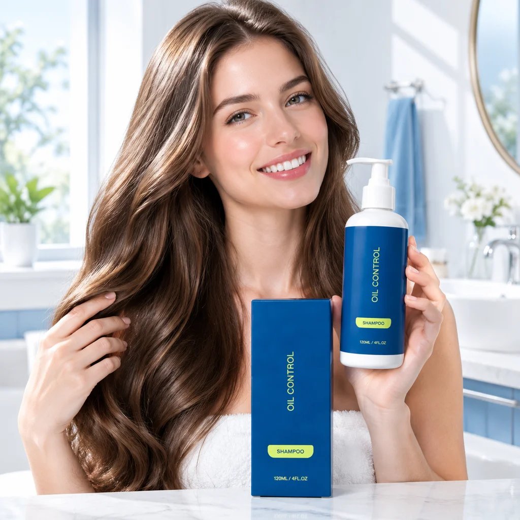 Volumizing Hair Shampoo Deep Cleaning Scalp Relieves Itching Dandruff Refreshing Oil Control Fluffy Shampoo For Men Women 120ml