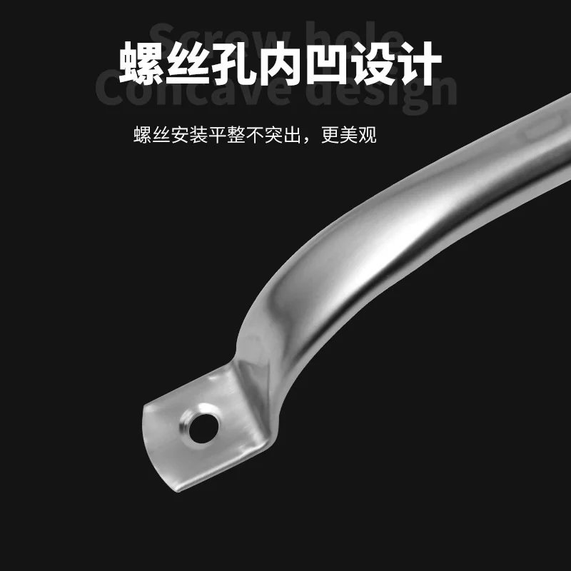 Stainless steel handle surface mounted cabinet door, cabinet drawer handle, window, wooden door, old style modern small handle