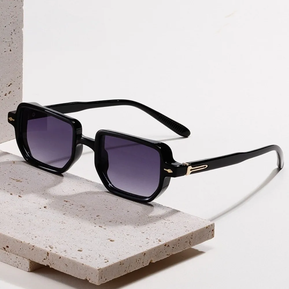 

Retro Small Frame Square Frame Glasses Multicolor Punk Sun Glasses Lightweight Fashion UV400 Eyewear Student