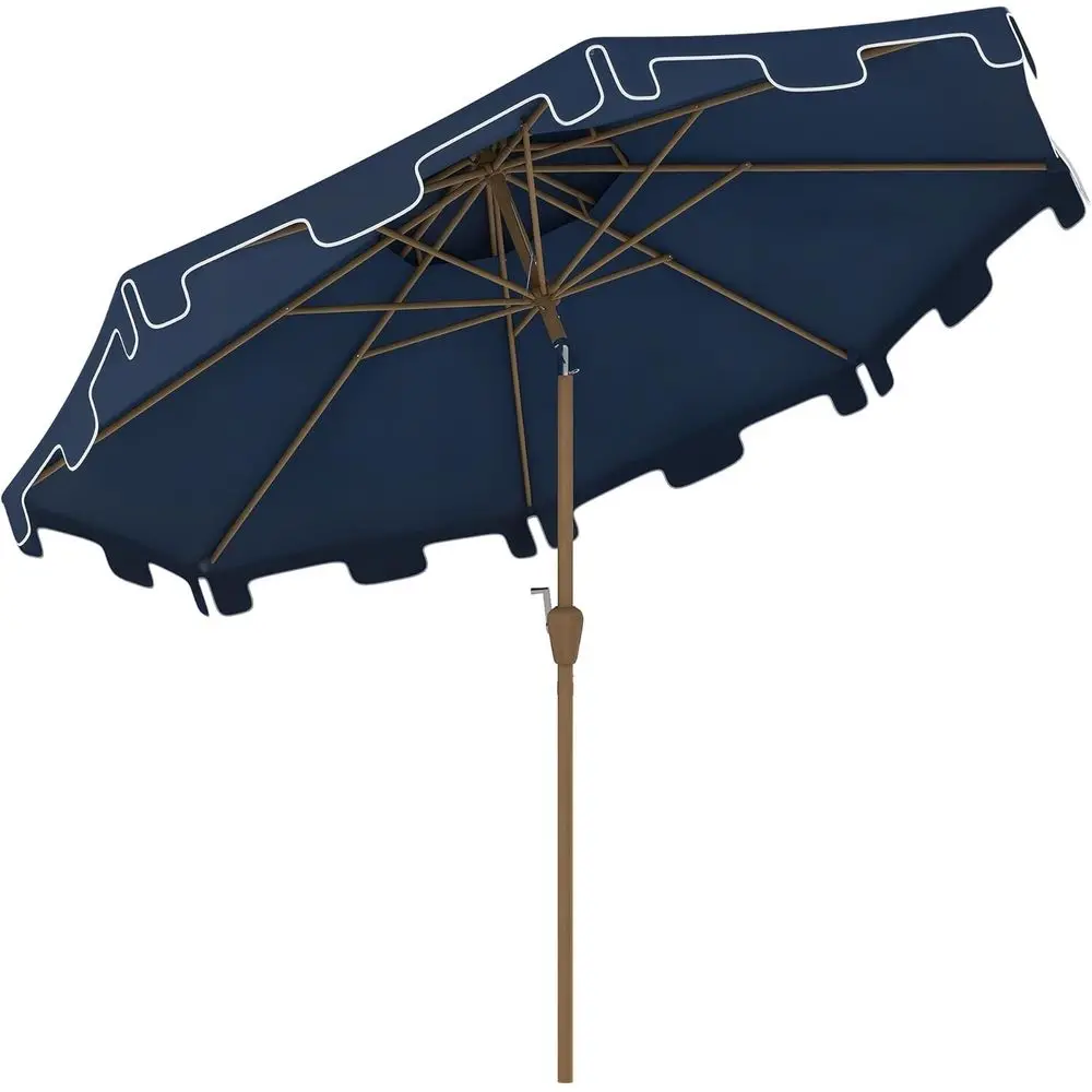 

Зонт для патио с кнопочным механизмом открывания, 9 футов, 8 спиц, для улицы, сада, террасы и бассейна