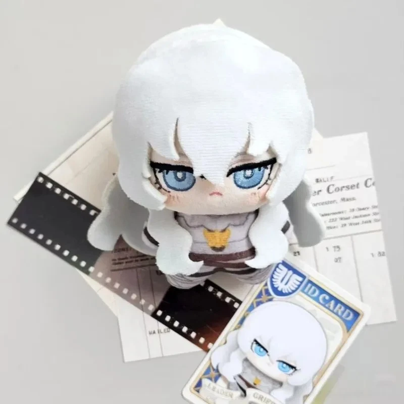 Anime Berserk Griffith Cosplay Keychain Q Version Cute Plush Cotton Doll Backpack Pendant Keyring Accessories view 2