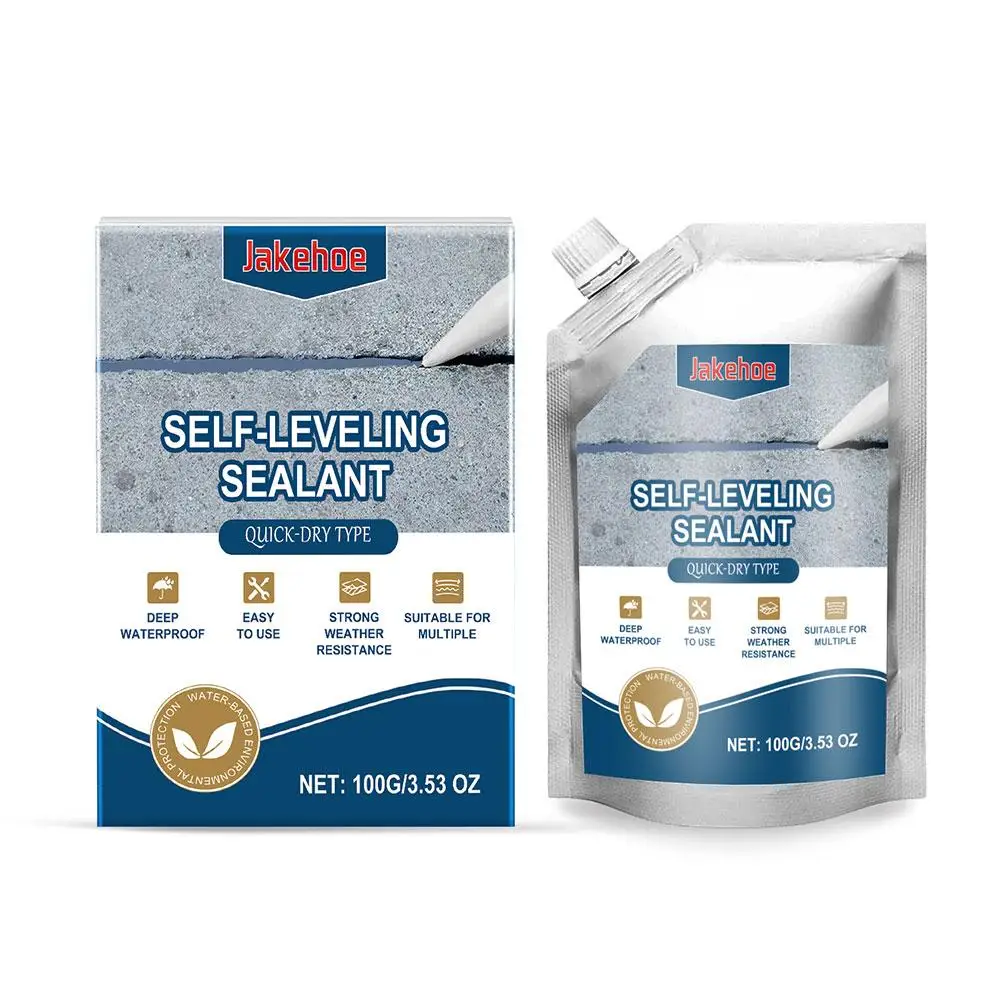 100g Heavy-Duty Concrete Crack Household Repair Adhesive Glue Strong Leakage Roof Plugging Waterproof Grouting Sealant Mate U3J9