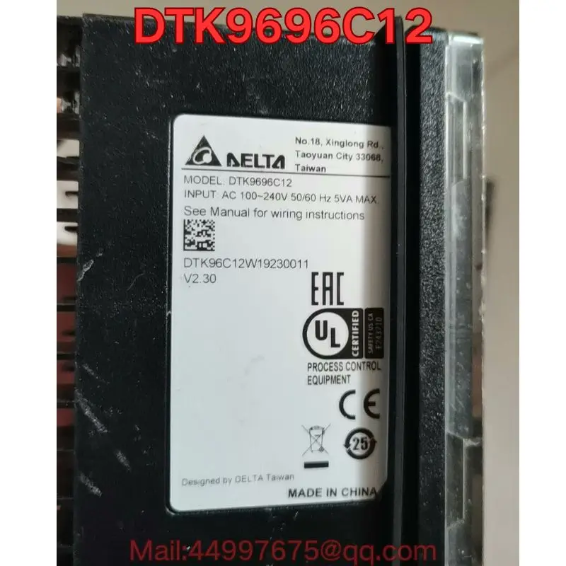 Second-hand DTK9696C12 temperature controller function test is normal Latest prices for August 2026