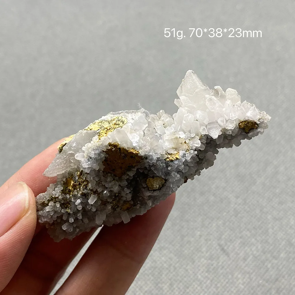 Pietra di cristallo grezza di calcite cinese Fujian naturale al 100% con fluorescenza