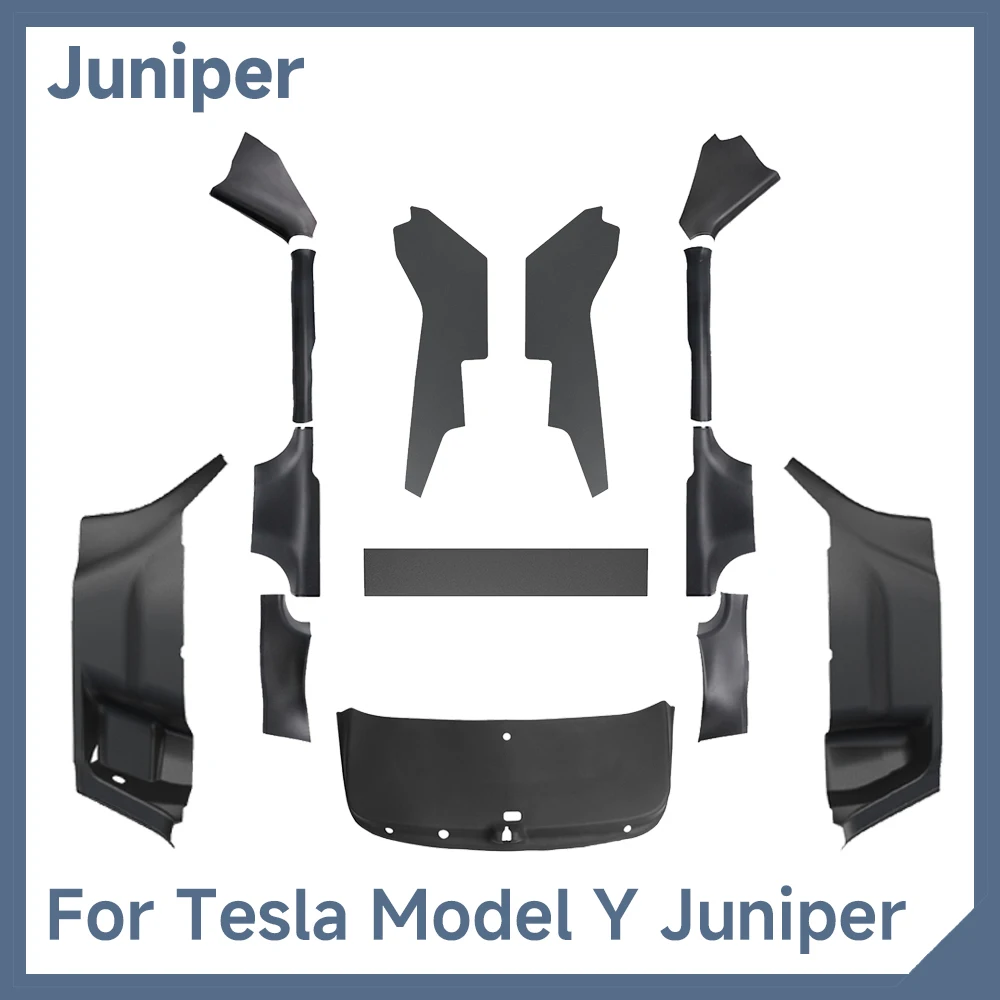 Für Tesla Model Y Juniper Zubehör TPE Türschwellenschutz Kofferraum-Heckklappe Seitenwand Schutzfolien für die Mittelkonsole – Detail 28