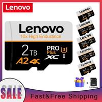 Lenovo Micro TF SD Card 2TB 1TB SD Card 512GB Class10 High Speed Meomory Card 128GB Driving Recorder Cameracartão De Memória