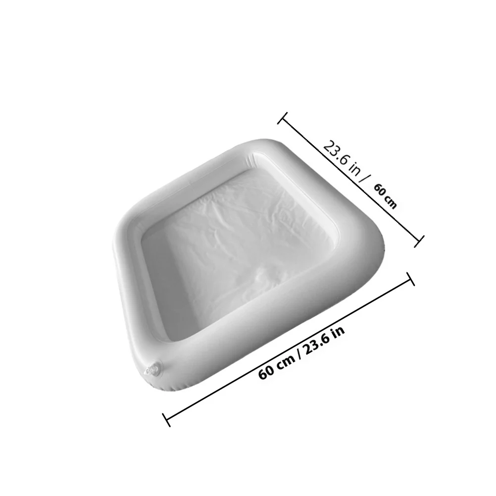 2 قطعة صينية تبريد بوفيه قابلة للنفخ قابلة لإعادة الاستخدام مبرد صودا للأنشطة الخارجية شريط تقديم قابل للنفخ