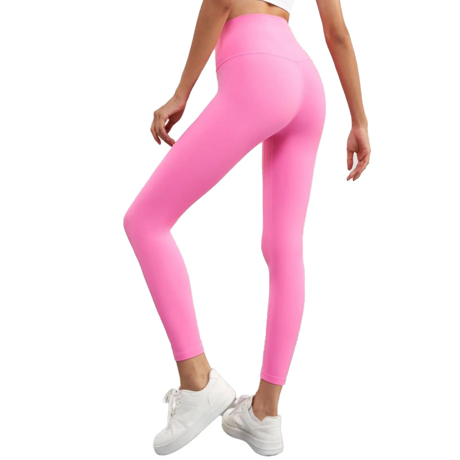 Leggings da yoga da donna Leggings da allenamento a vita alta da corsa Leggings morbidi per il controllo della pancia atletica Leggings da