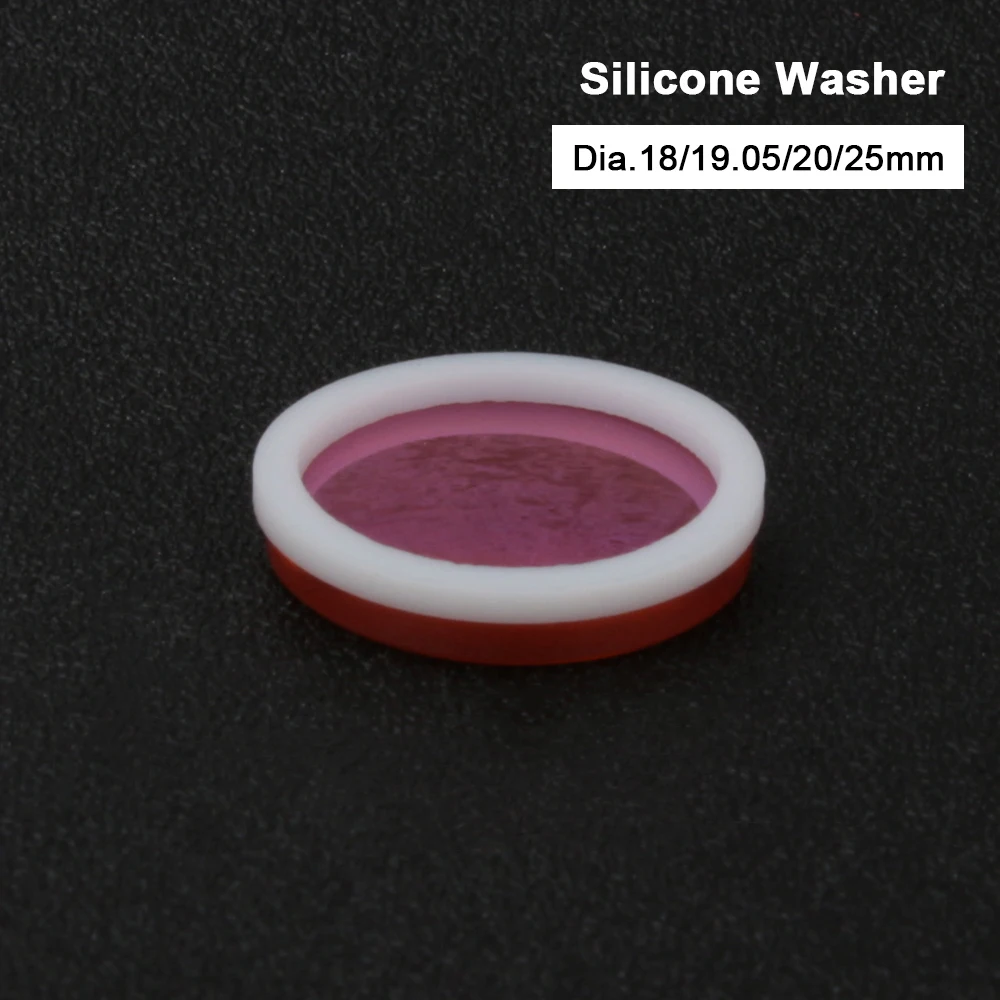 5個入り CO2 レーザーフォーカスレンズ シリコンワッシャー 耐熱性 直径18 19.05 20 25mm CO2 レーザーフォーカスレンズ CO2 切断機用