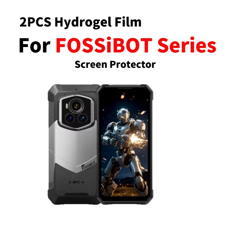 2 uds cubierta completa para FOSSiBOT F107 106 Pro F109 F101 F105 F102 S1 HD Protector de pantalla de película de hidrogel transparente no vidrio película de privacidad