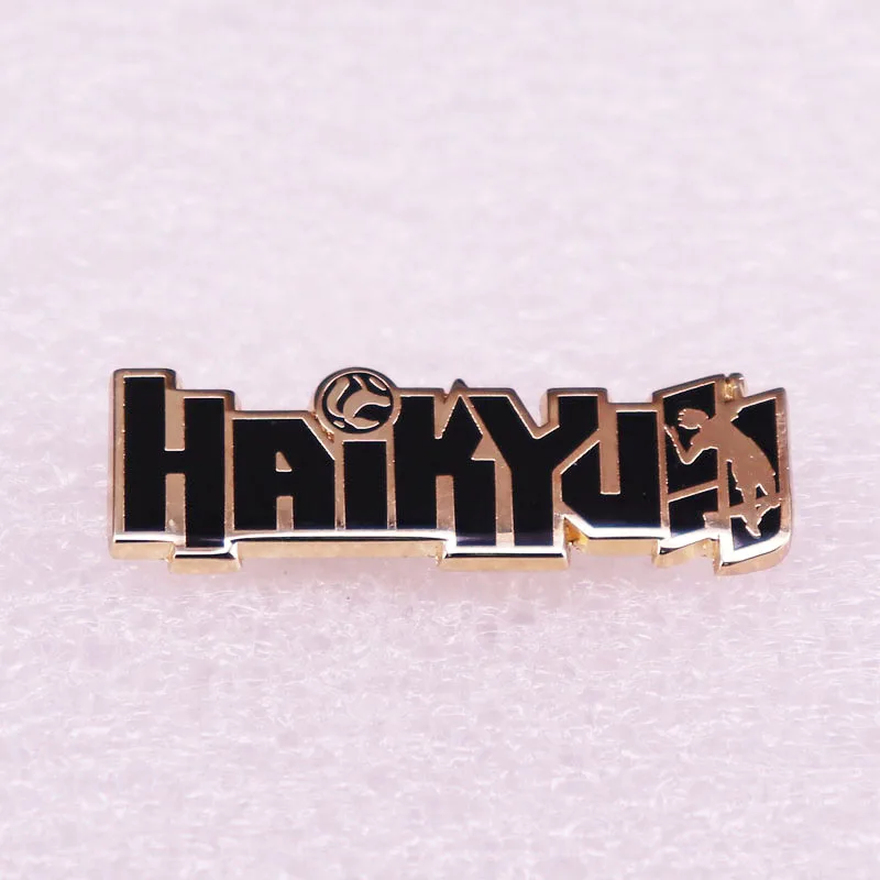 Volley Ball Boys Anime Lapel Badge Jewelry Accessories For Fans Friends