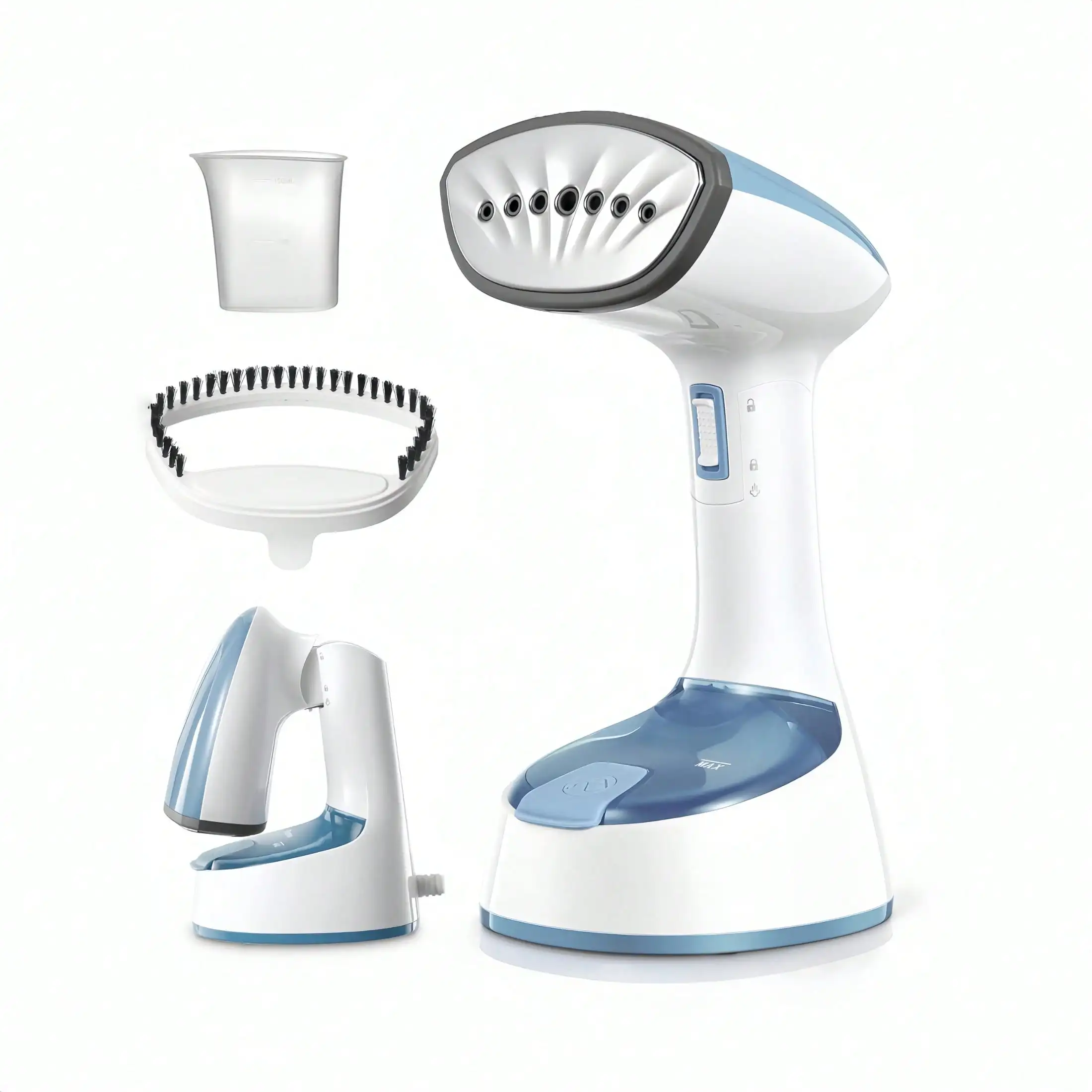 Steamer For Clothes, 1500W Foldable Clothes Steamer, Powerful Handheld Clothing Steamer, Foldable Portable Clothing Wrinkle Remover, 15S Preheating, 20g/Min Strong Penetration Steam, 5.9ft Rope, Essential For Home, Travel & Office
