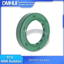 DMHUI Skeleton High Pressure Oil Seal 35x55x11mm Lip seal TCV Type NBR Rubber ISO9001:2008