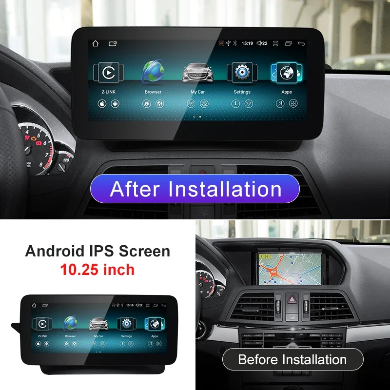 Factory Price 12.3Inch DSP Carplay Linux System Car Multimedia for E Class Coupe A207 NTG4.0 NTG4.5