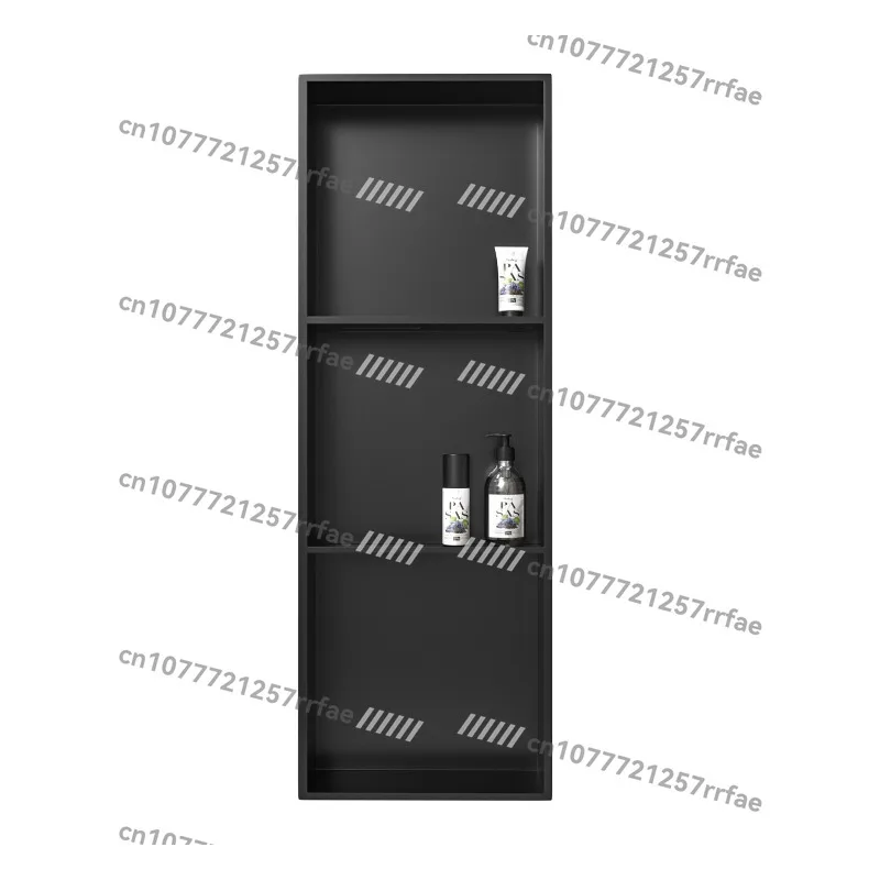 304 stainless steel embedded multi-layer niche bathroom hotel rack storage