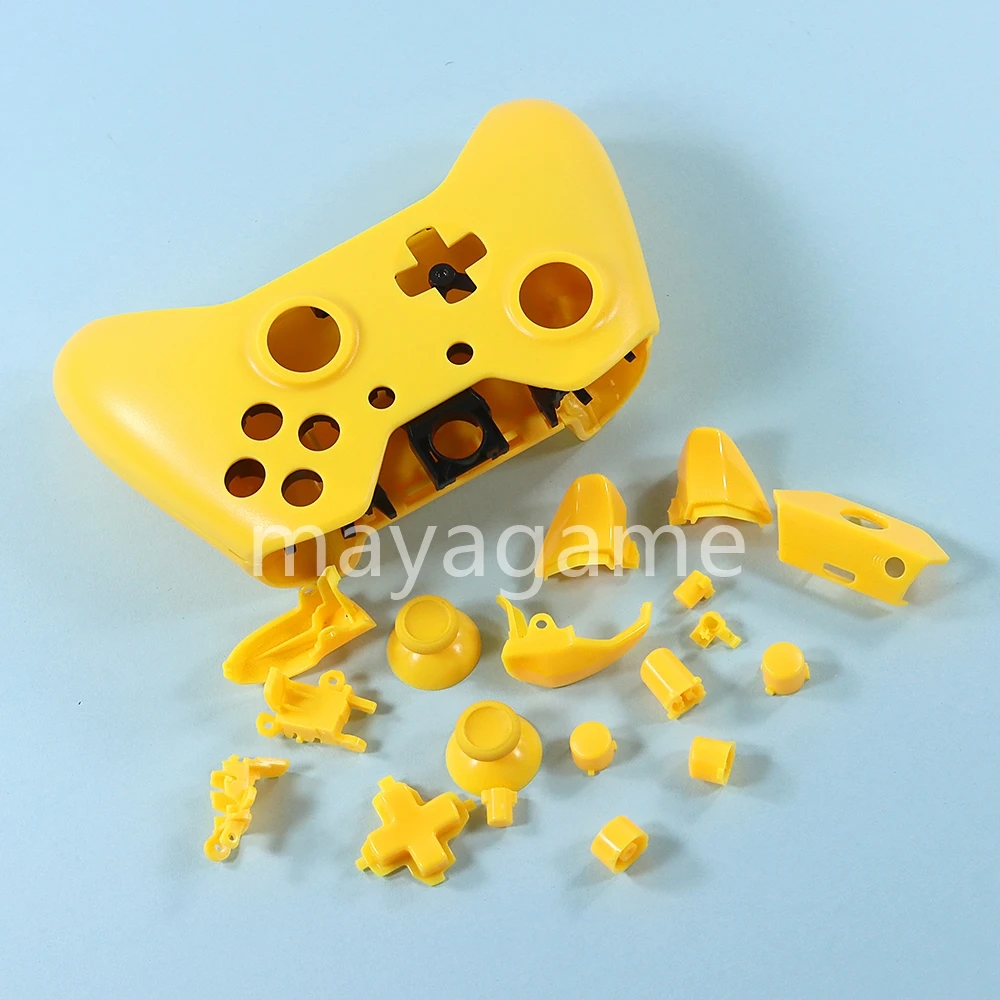 1 مجموعة جديدة ABS مصقول الإسكان الكامل شل حالة زر كيت ل xboxONE Xbox واحد وحدة تحكم لاسلكية إصلاح أجزاء