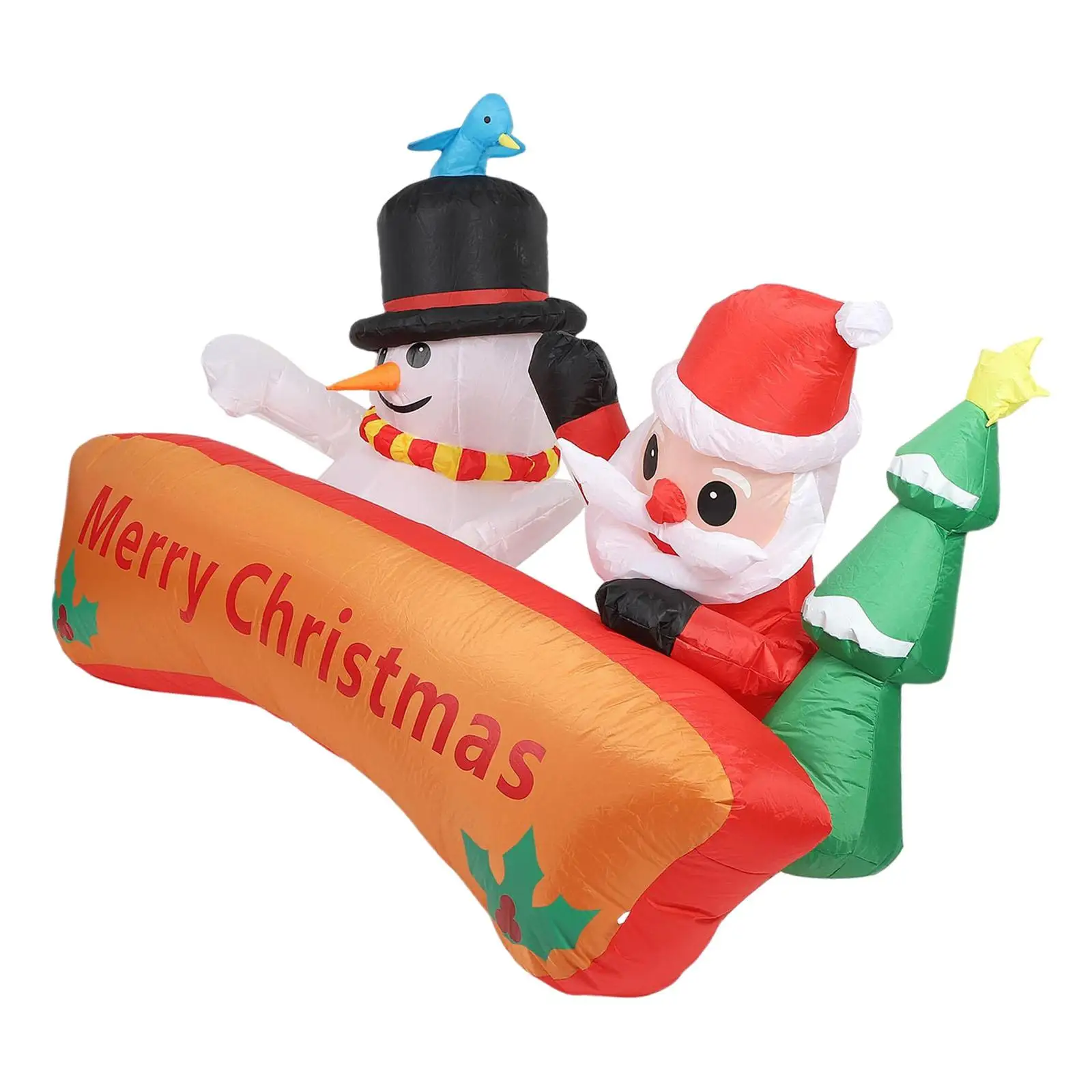 Christmas Inflatable Outdoor Decoration Scene Layout for Backyard Front Door