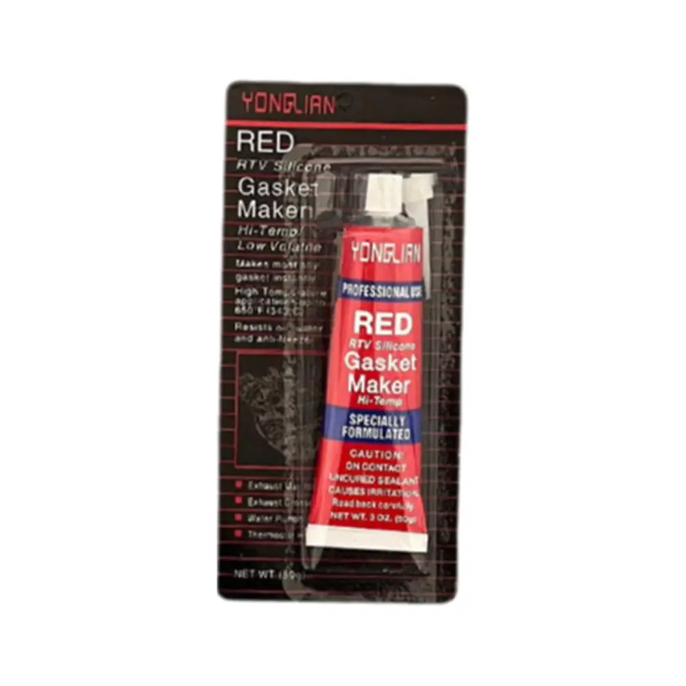 50/85g Red RTV Silicone Gasket Maker Sealant Automotive Metal Sealant High Temperature Resistant Engine Sealant Waterproof