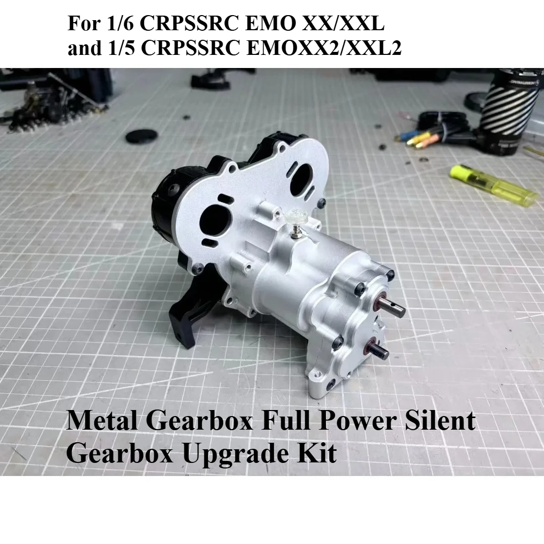 Custom High Strength Metal Gearbox DIY Reinforced Kit For Crossrc EMO XX XXL XX2 XXL2 1/12 RC Rock Crawler Power Mod Parts