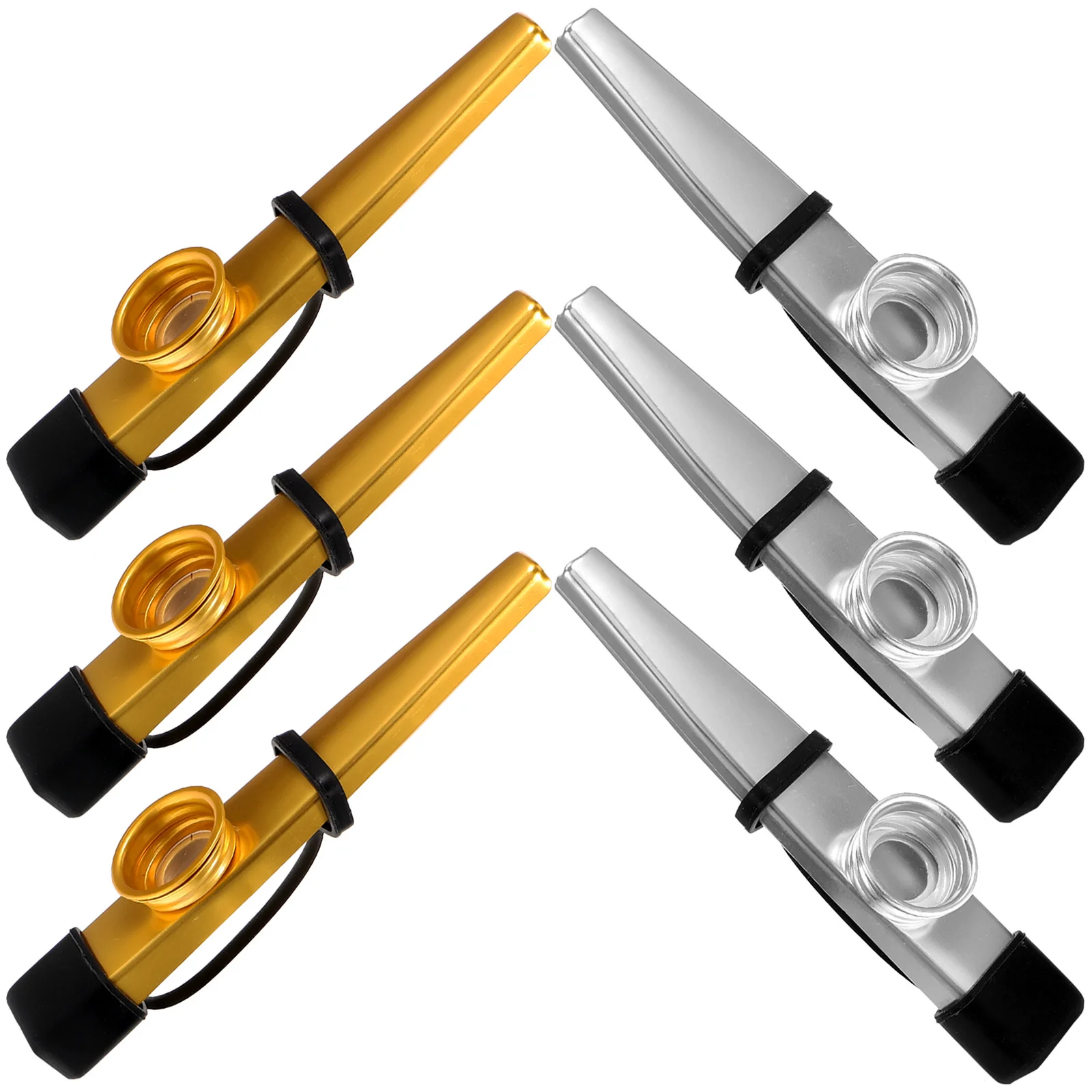 

6 Pcs Guitar Kazoo Instrument Musical Instruments Kazoos Metal Performance Adults