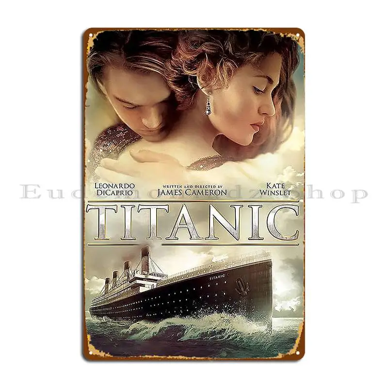 Titanic 1997 Metal Sign Cinema Classic Create Customize Vintage Tin Sign Poster