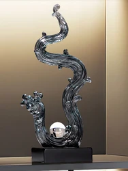 Luxury Rising In The Water:Statuette Decoration,Home,Living Room,Wine Cabinet, TV Cabinet,Office Desktop,Figure Decoration Gift