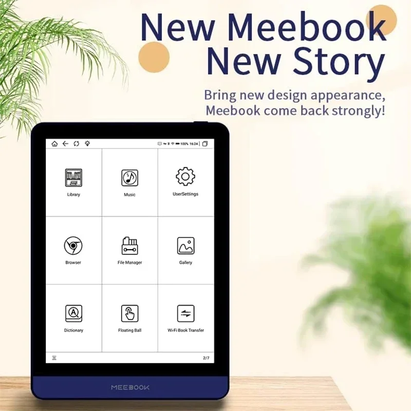 2025Meebook 6 بوصة شاشة الحبر الإلكتروني Kindle قارئ الكتب الإلكترونية 3GB + 32GB الجيب المحمول أندرويد 11 القارئ الإلكتروني اللوحي