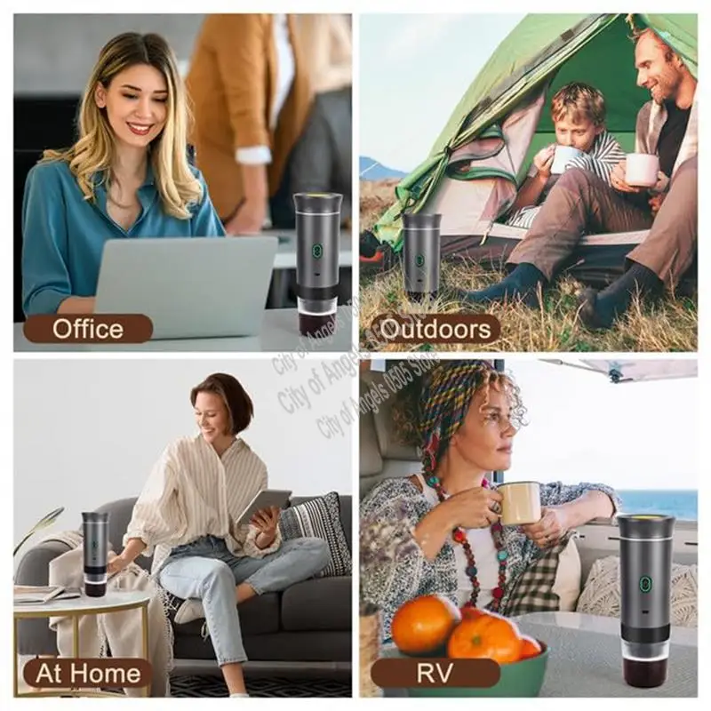 

COFA-Portable Coffee Machine, Electric Espresso Machine, Capsule Machine, Compatiblefor Camping, Car, Travel